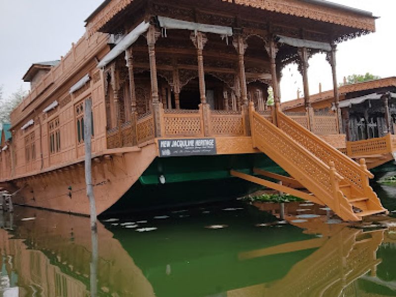 New Jacquline Heritage Houseboat Nigeen Lake Srinagar Kashmir