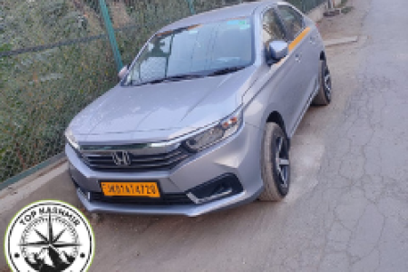 Honda Amaze Cab service in Kashmir. Book Honda Amaze taxi in Kashmir