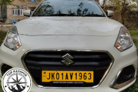 Swift Dzire taxi in kashmir - Book dzire taxi in kashmir