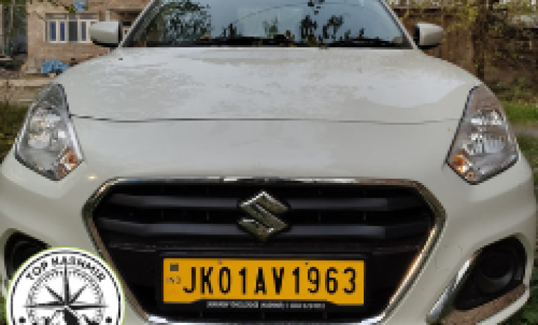 Swift Dzire taxi in kashmir - Book dzire taxi in kashmir